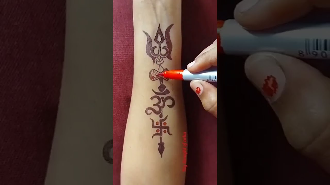 Trishul tattoo done by Sahil Juikar at Circe Tattoo Dadar :  u/circletattooindia